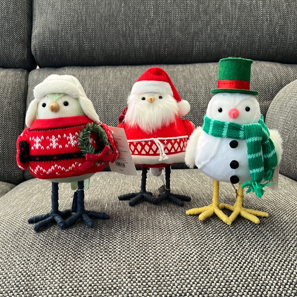 Target Wondershop Featherly Friends 2022 Set of 3 Birds